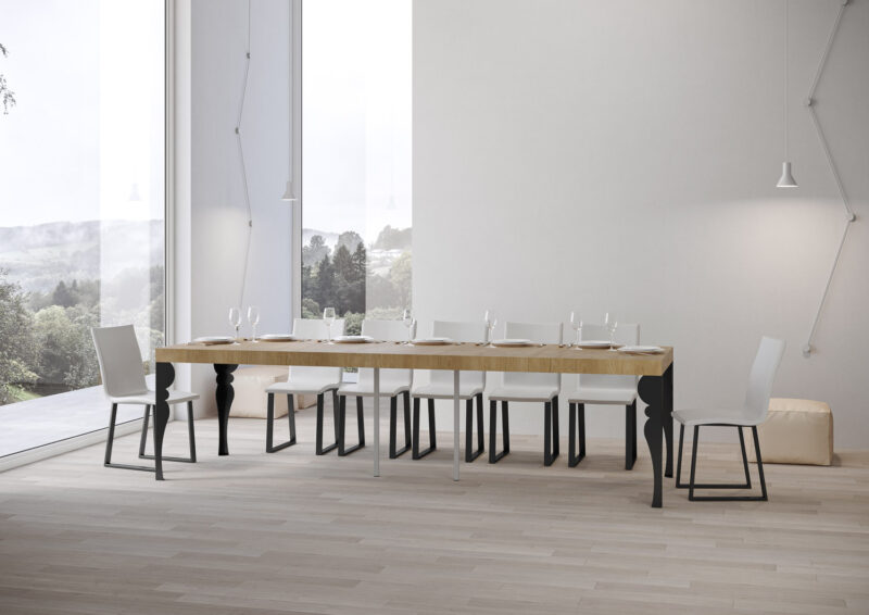 Consolle allungabile 90x40/300 cm Paxon Premium quercia natura - immagine 4