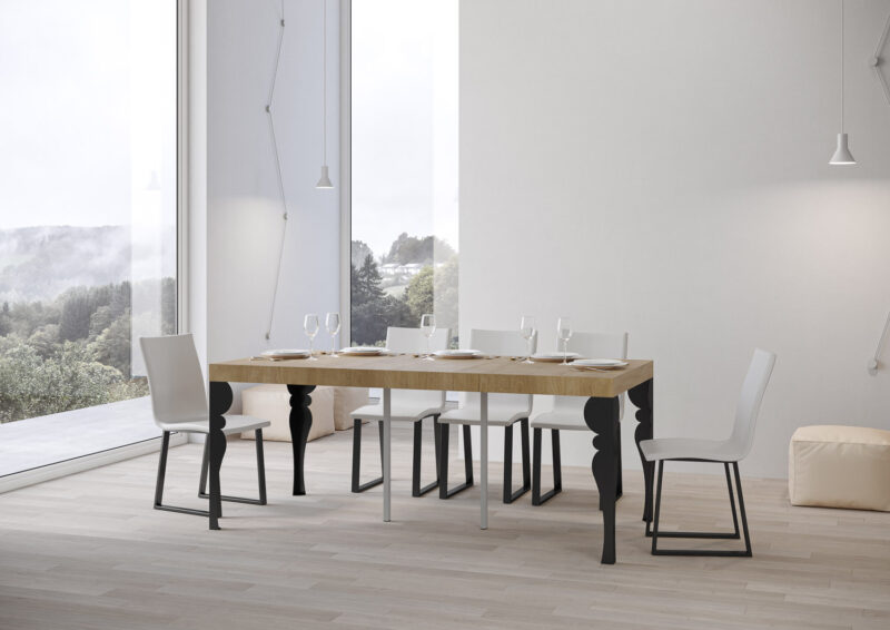 Consolle allungabile 90x40/300 cm Paxon Premium quercia natura - immagine 3