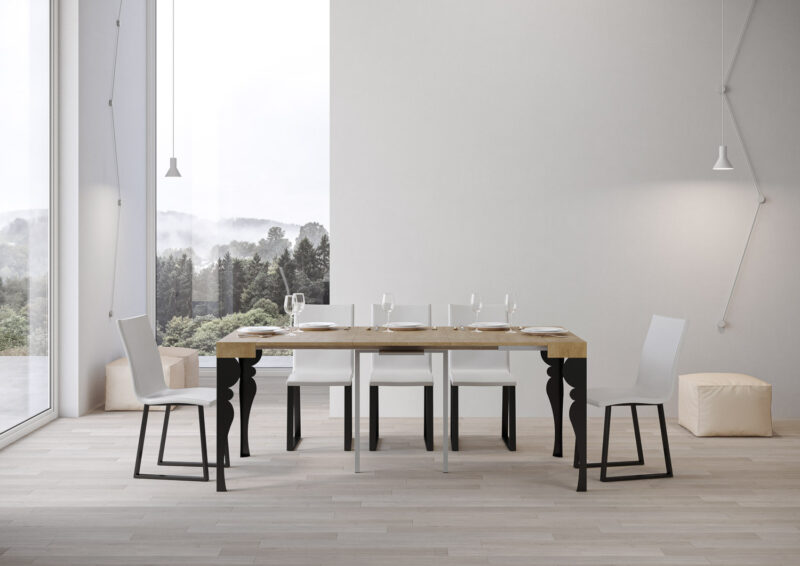 Consolle allungabile 90x40/196 cm Paxon Small quercia natura - immagine 3