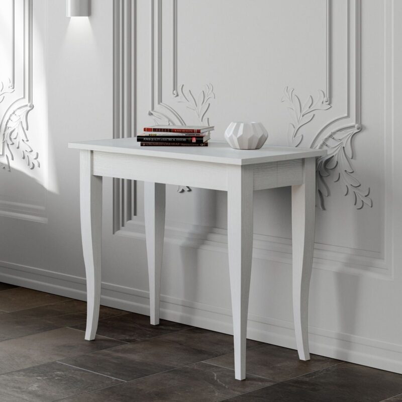 Consolle allungabile 90x48/308 cm Sciabola bianco frassino - immagine 2