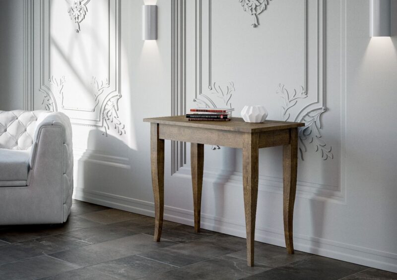 Consolle allungabile 90x48/308 cm Sciabola noce - immagine 2