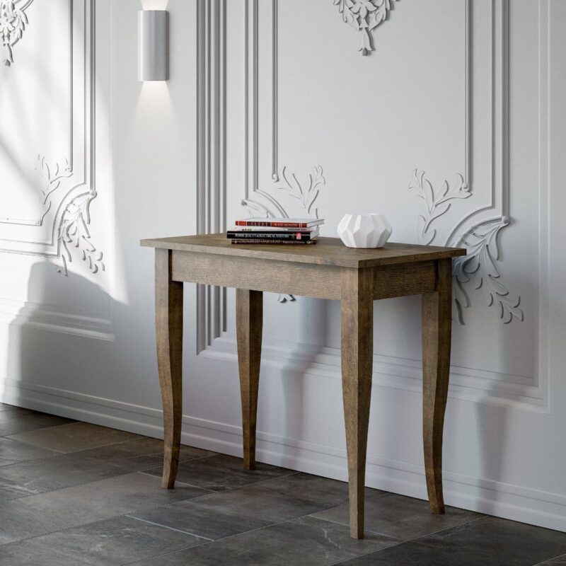 Consolle allungabile 90x48/204 cm Sciabola Small noce - immagine 2