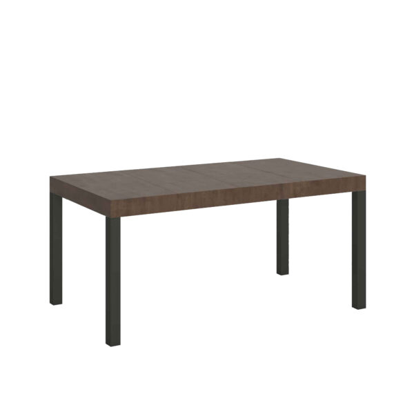 Tavolo allungabile 140/244x90 cm Everyday Premium noce gambe antracite