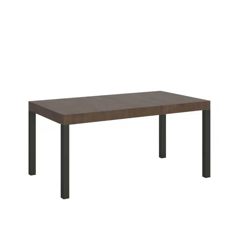 Tavolo allungabile 120/380x90 cm Everyday Premium noce gambe antracite - foto 1