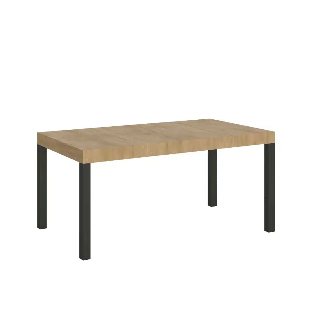 Tavolo allungabile 120/224x90 cm Everyday Premium quercia natura gambe antracite - foto 1