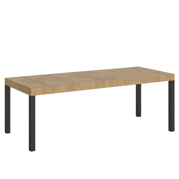 Tavolo allungabile 160/264x90 cm Everyday Premium quercia natura gambe antracite