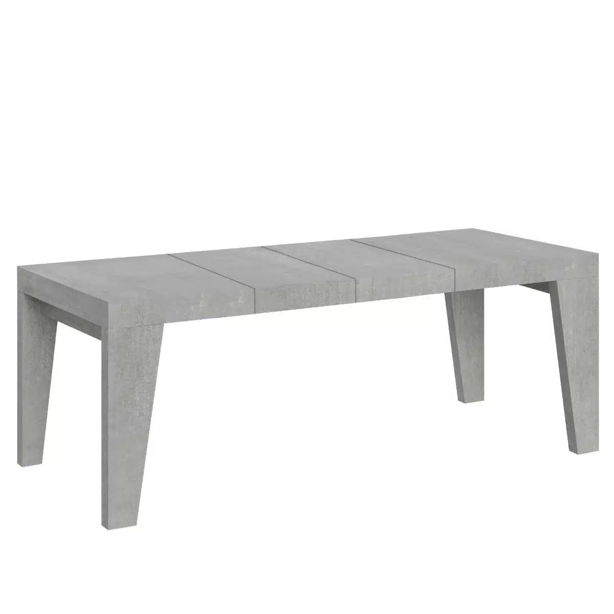 Tavolo allungabile 200/460x90 cm Naxy Premium cemento - immagine 2