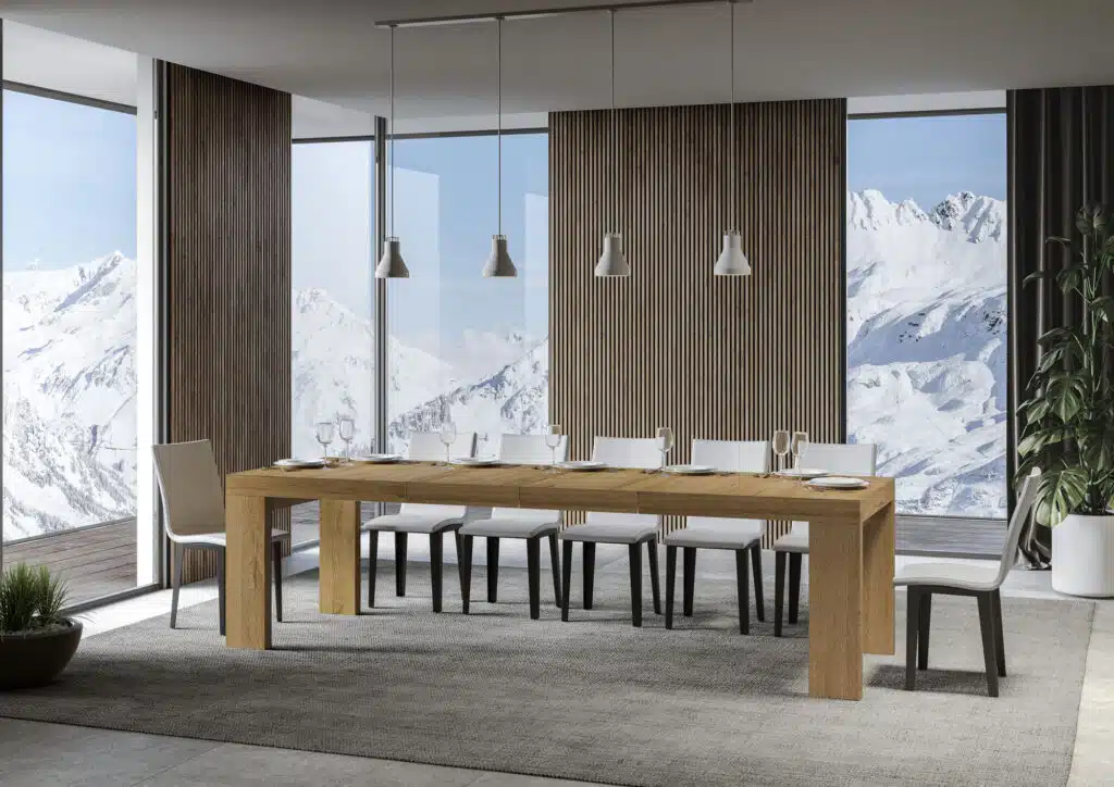 Tavolo allungabile 200/460x90 cm Roxell Premium quercia natura - foto 1