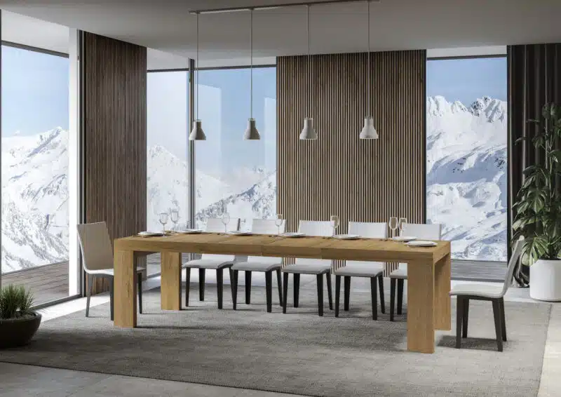 Tavolo allungabile 200/460x90 cm Roxell Premium quercia natura - foto 1