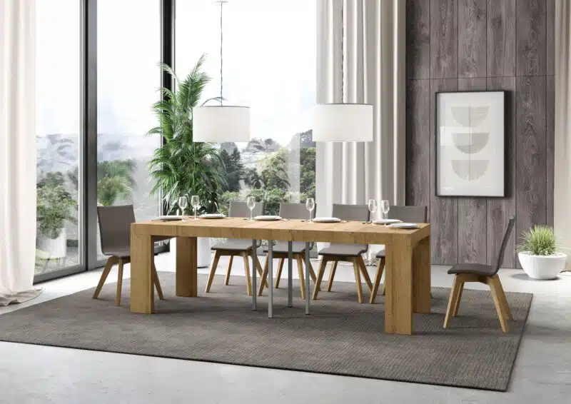 Tavolo allungabile 140/400x90 cm Roxell Premium quercia natura - foto 1