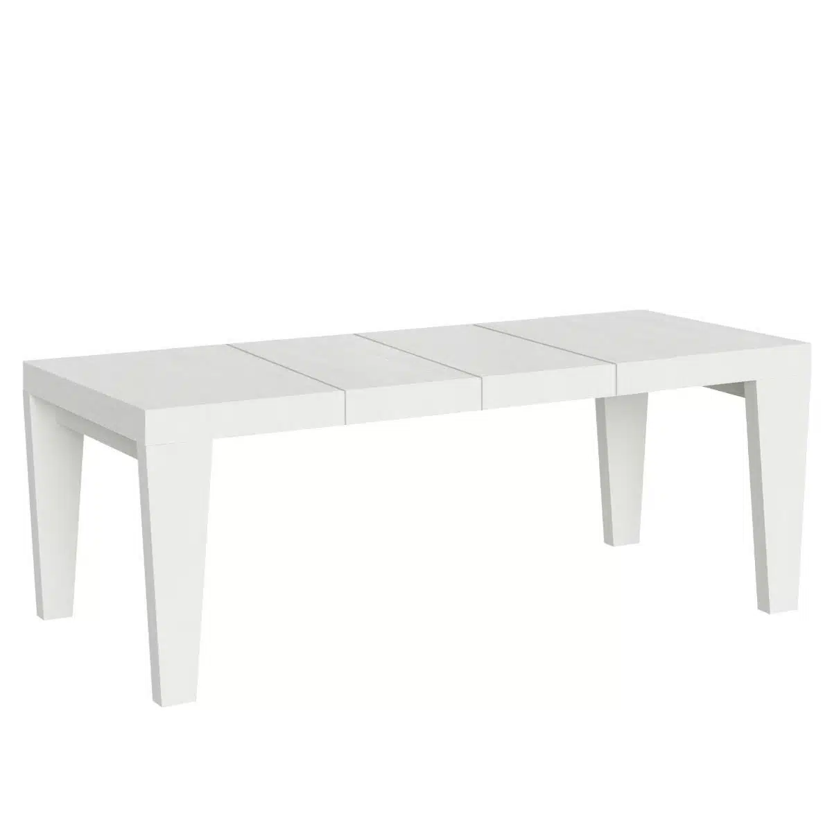 Tavolo allungabile 160/420x90 cm Spimbo Premium bianco frassino