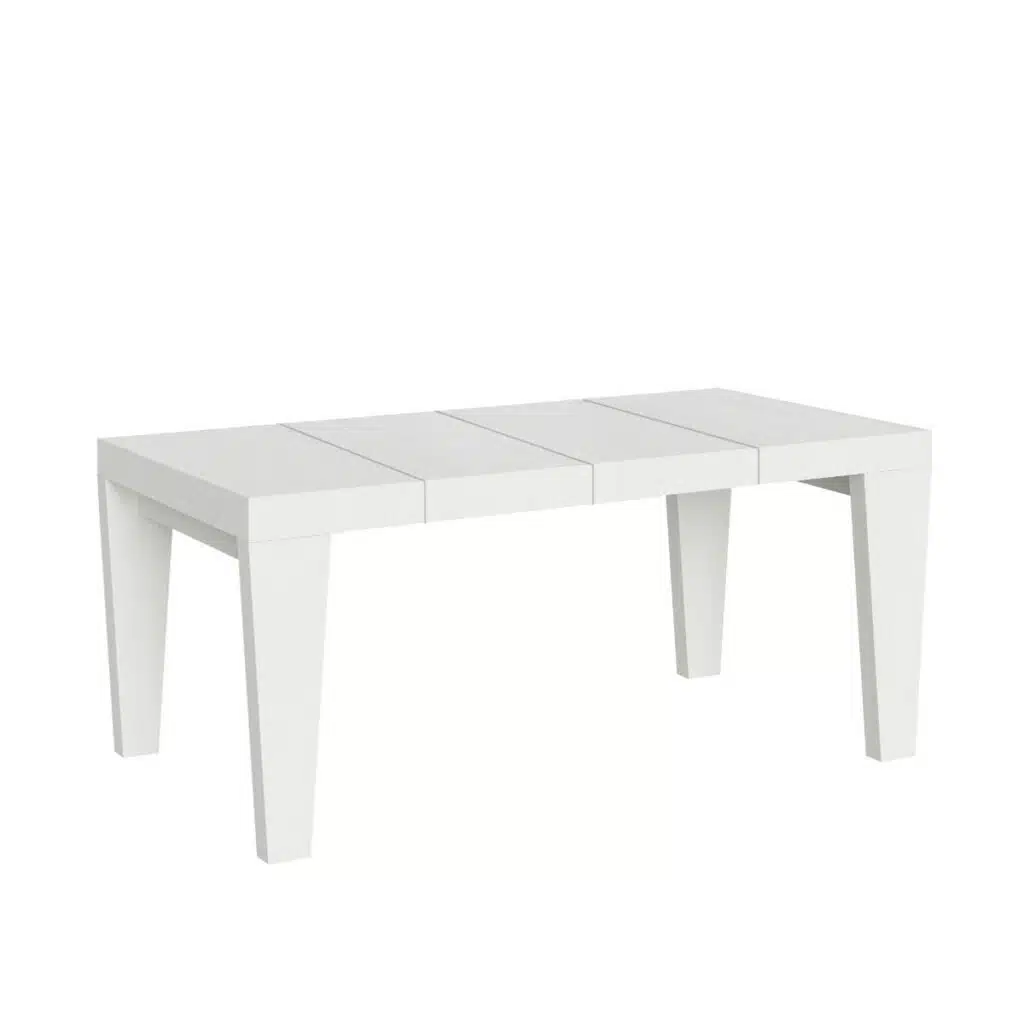 Tavolo allungabile 90/246x90 cm Spimbo Premium bianco frassino - foto 1