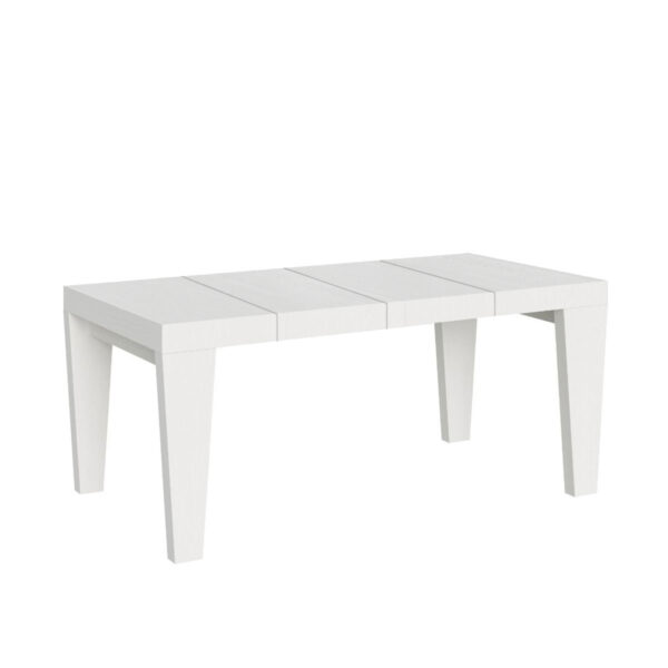 Tavolo allungabile 90/246x90 cm Spimbo Premium bianco frassino