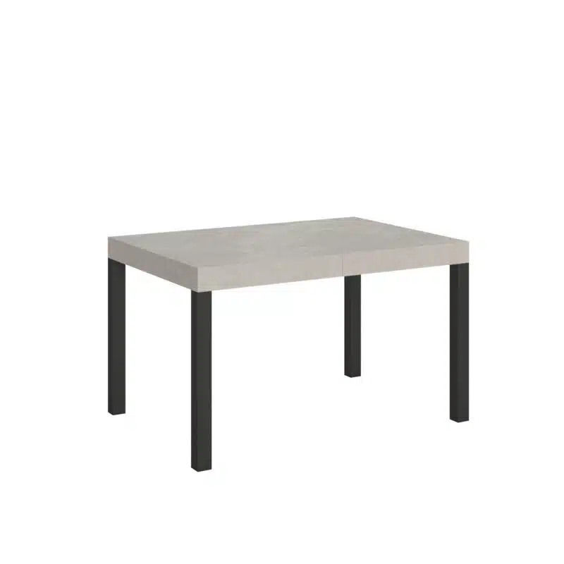 Tavolo allungabile 140/224x80cm Everyday cashmere gambe antracite - foto 1