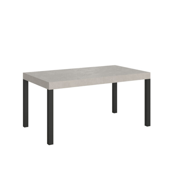 Tavolo allungabile 160/420x90 cm Everyday cashmere gambe antracite