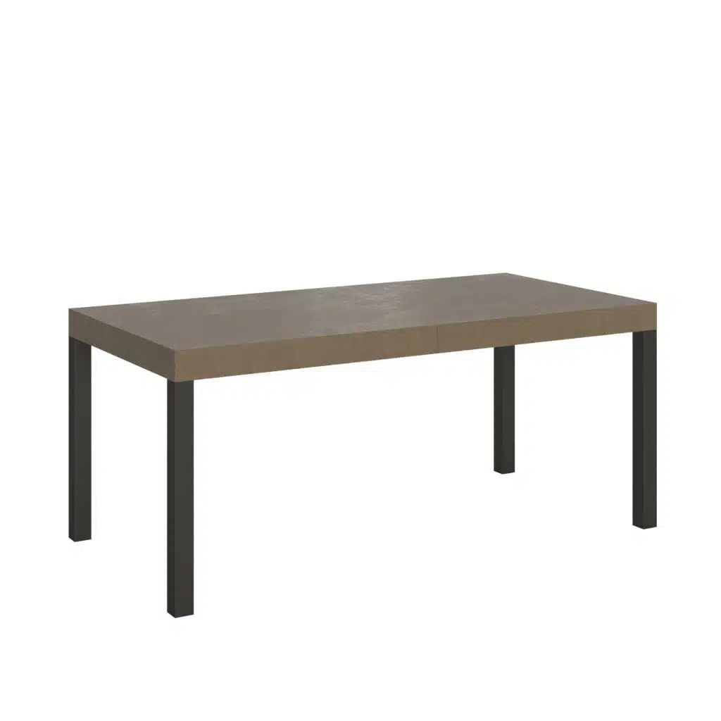 Tavolo allungabile 200/460x90 cm Everyday Premium tortora gambe antracite - foto 2