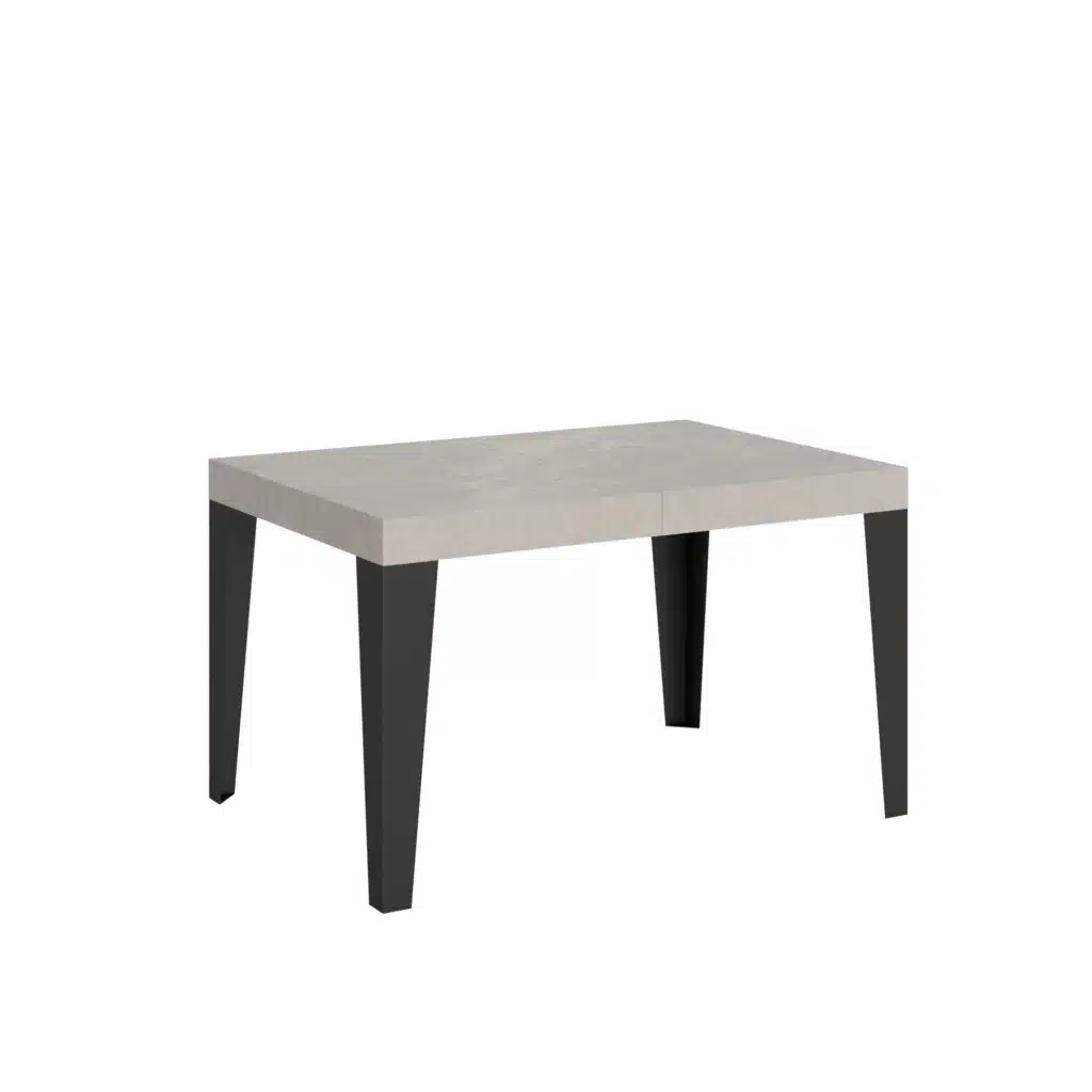 Tavolo allungabile 160/244x80 cm Flame cashmere gambe antracite - foto 1