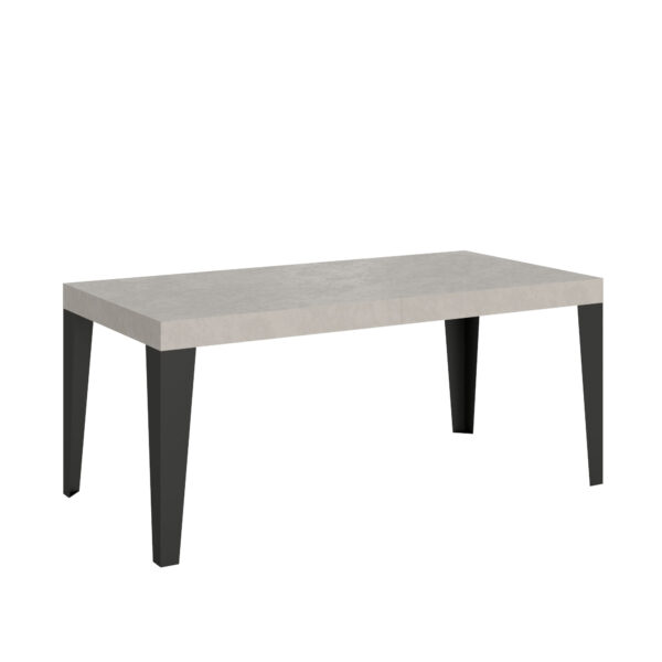 Tavolo allungabile 200/460x90 cm Flame Premium cashmere gambe antracite