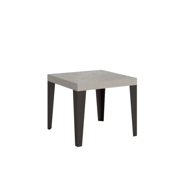 Tavolo allungabile 90/246x90 cm Flame cashmere gambe antracite