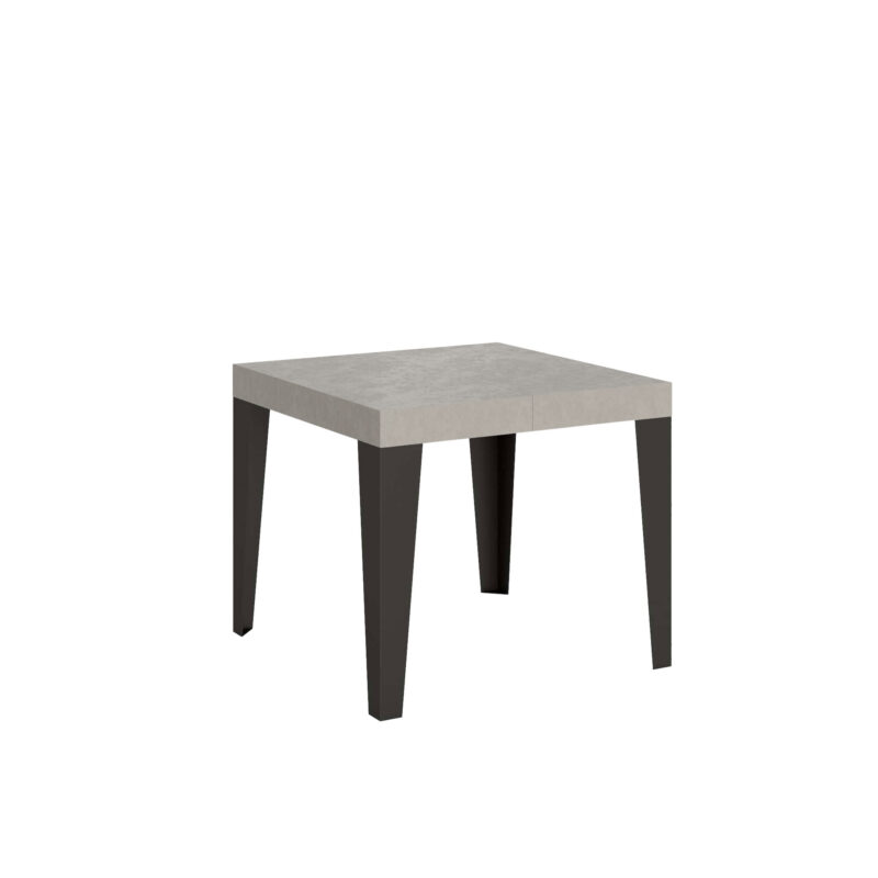 Tavolo allungabile 90/246x90 cm Flame cashmere gambe antracite