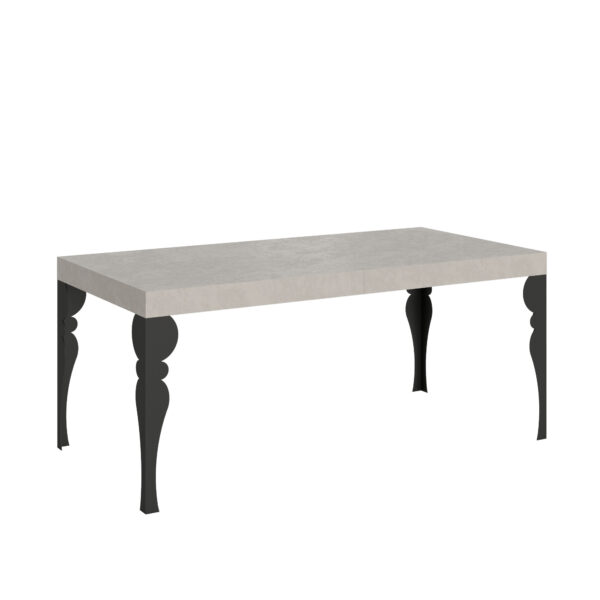 Tavolo allungabile 200/460x90 cm Paxon Premium cashmere gambe antracite