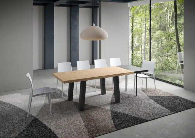 Tavolo Allungabile Rovere 200-300cm Svalen | Design Industriale Itamoby - foto 3