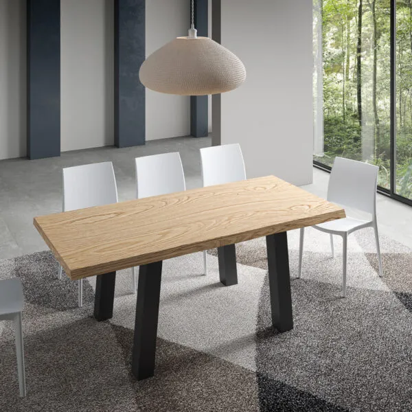 Tavolo Allungabile Rovere 200-300cm Svalen | Design Industriale Itamoby