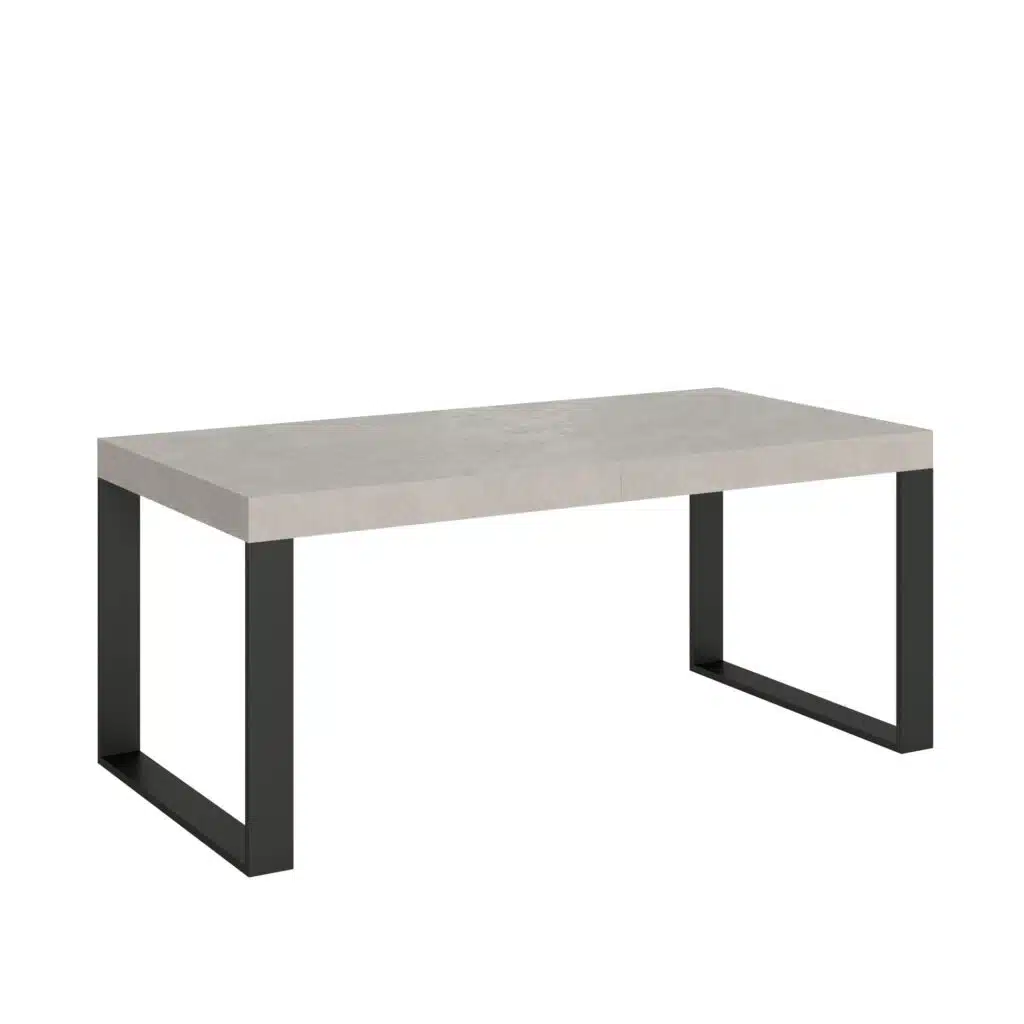 Tavolo allungabile 200/304x90 cm Tecno cashmere gambe antracite - foto 2