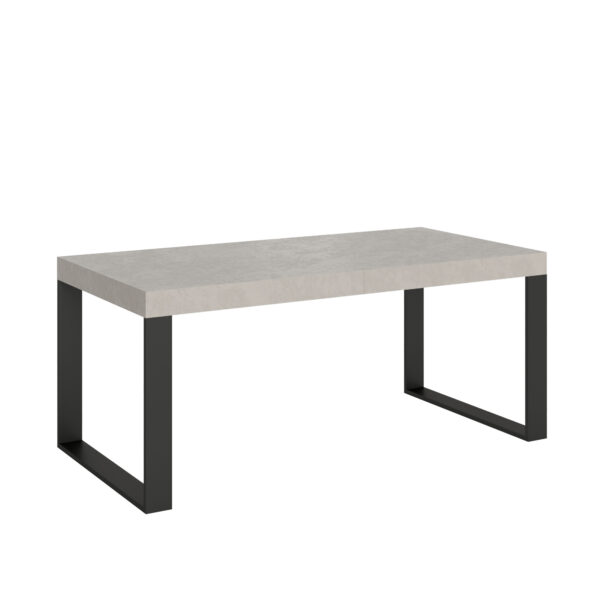 Tavolo allungabile 200/304x90 cm Tecno cashmere gambe antracite
