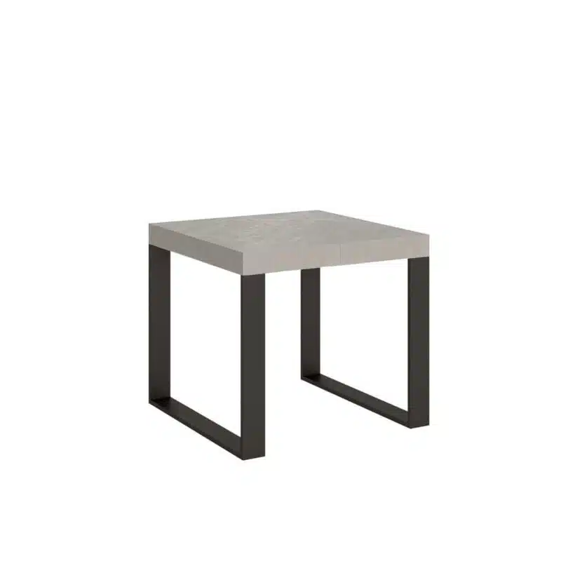 Tavolo allungabile 90/246x90 cm Tecno cashmere gambe antracite - foto 1