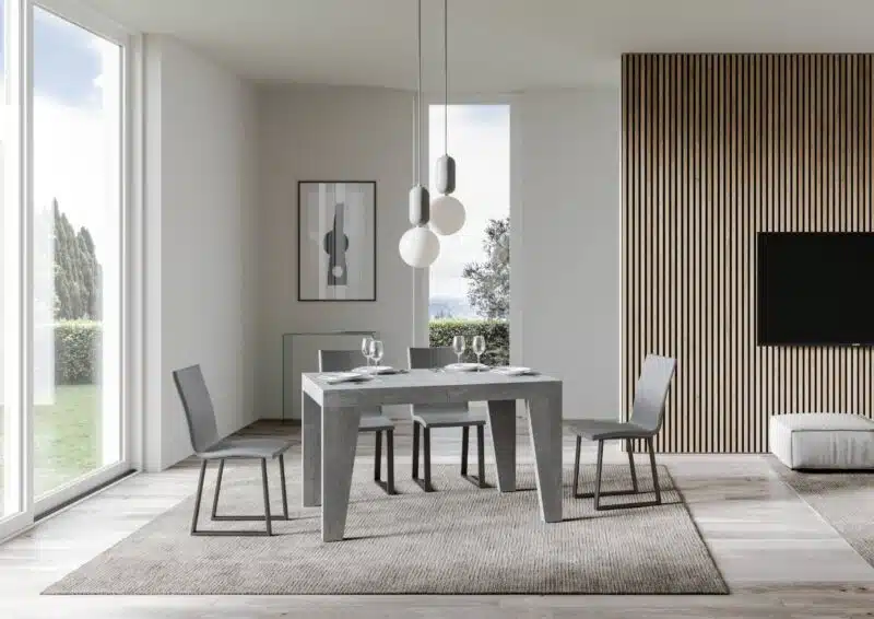 Tavolo allungabile 130/234x90 cm Naxy cemento - foto 2