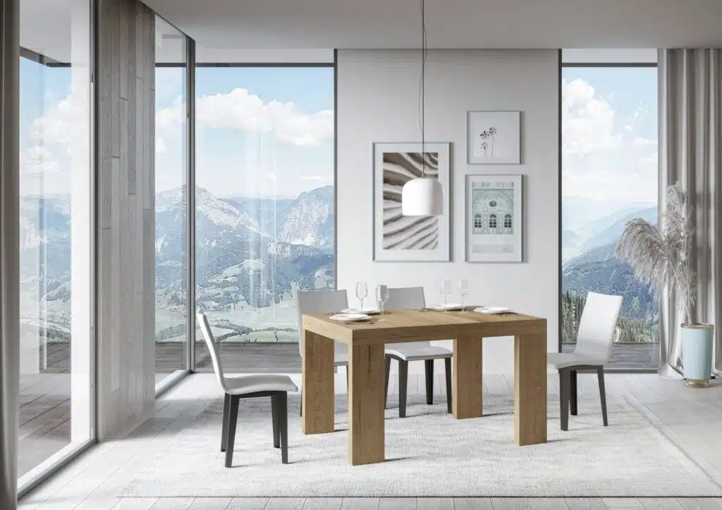 Tavolo allungabile 140/400x90 cm Roxell Premium quercia natura - foto 3
