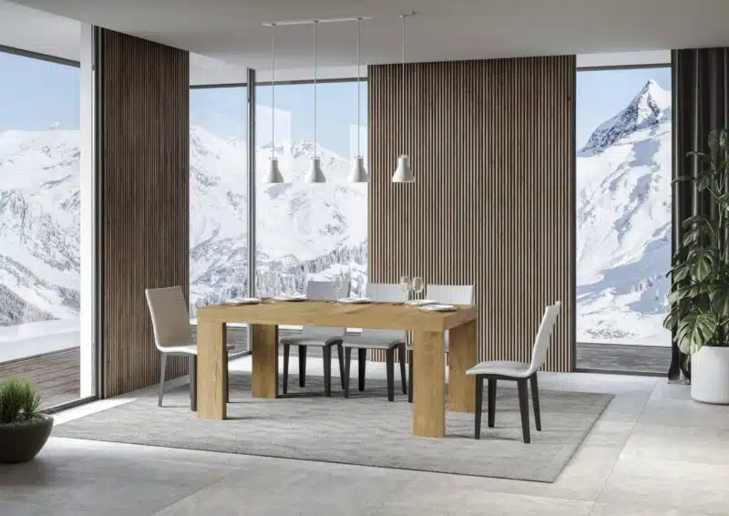 Tavolo allungabile 200/460x90 cm Roxell Premium quercia natura - foto 3