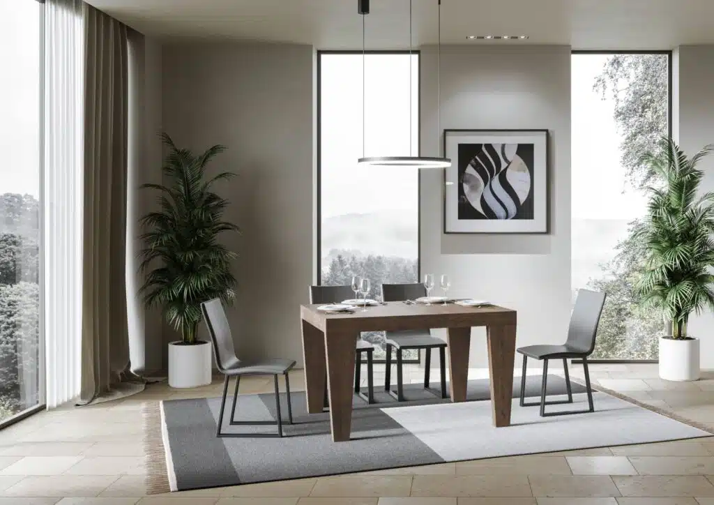 Tavolo allungabile 140/400x90 cm Spimbo Premium noce - foto 2