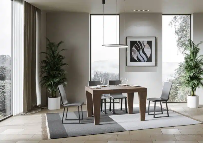 Tavolo allungabile 140/400x90 cm Spimbo Premium noce - foto 2