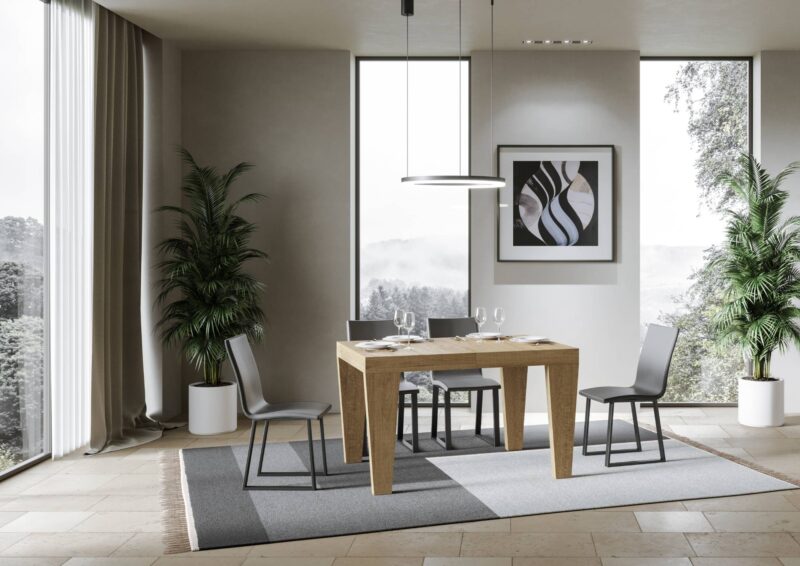 Tavolo allungabile 130/390x90 cm Spimbo quercia natura - immagine 2