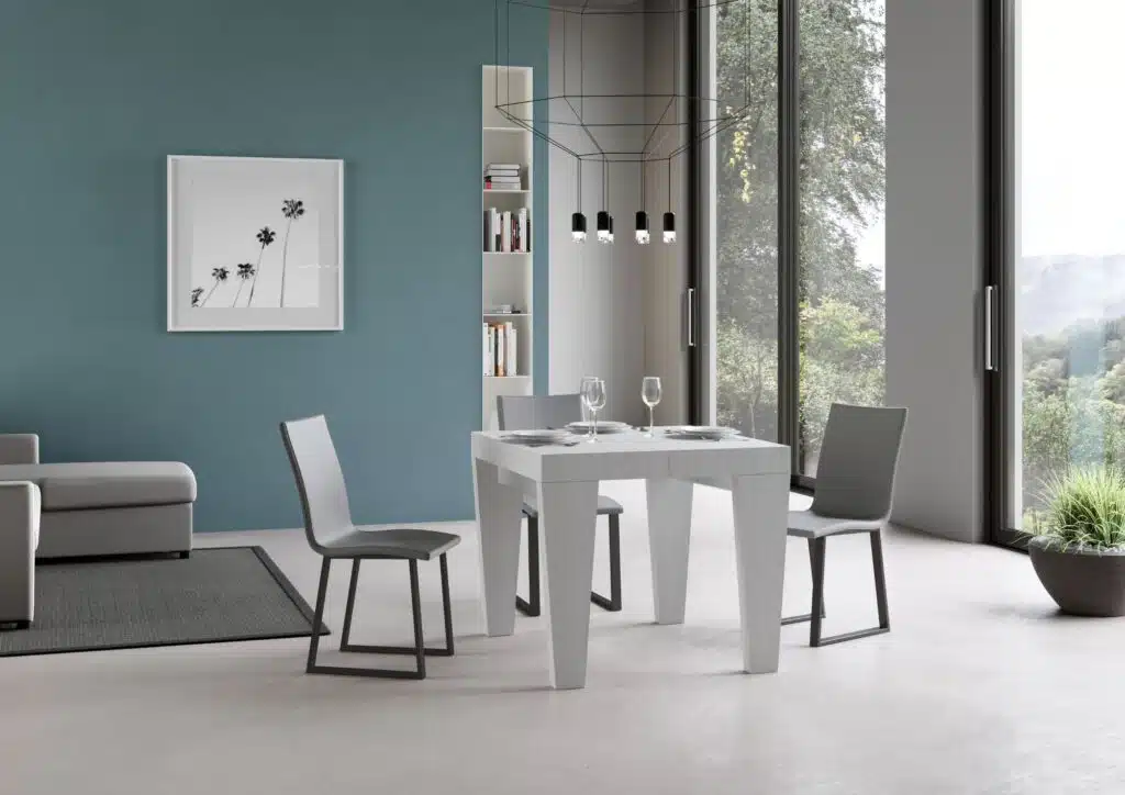 Tavolo allungabile 90/246x90 cm Spimbo Premium bianco frassino - foto 2