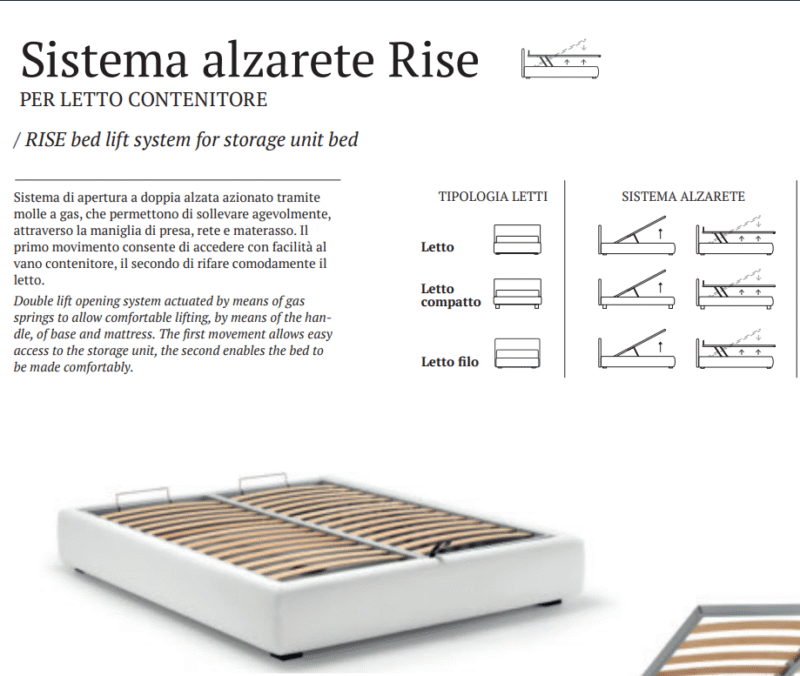 Letto Matrimoniale CUT Samoa | Design Made in Italy - immagine 5