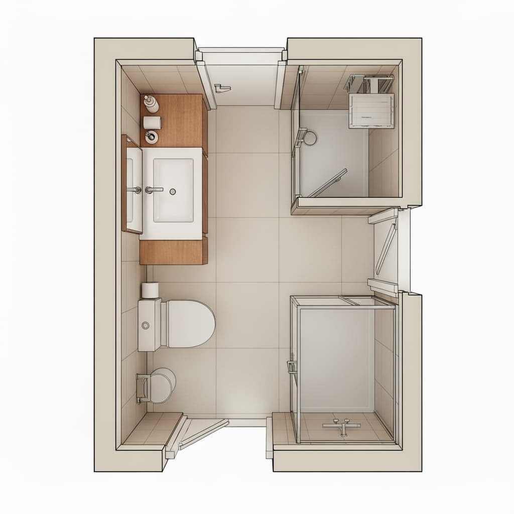 Layout Bagno Stretto