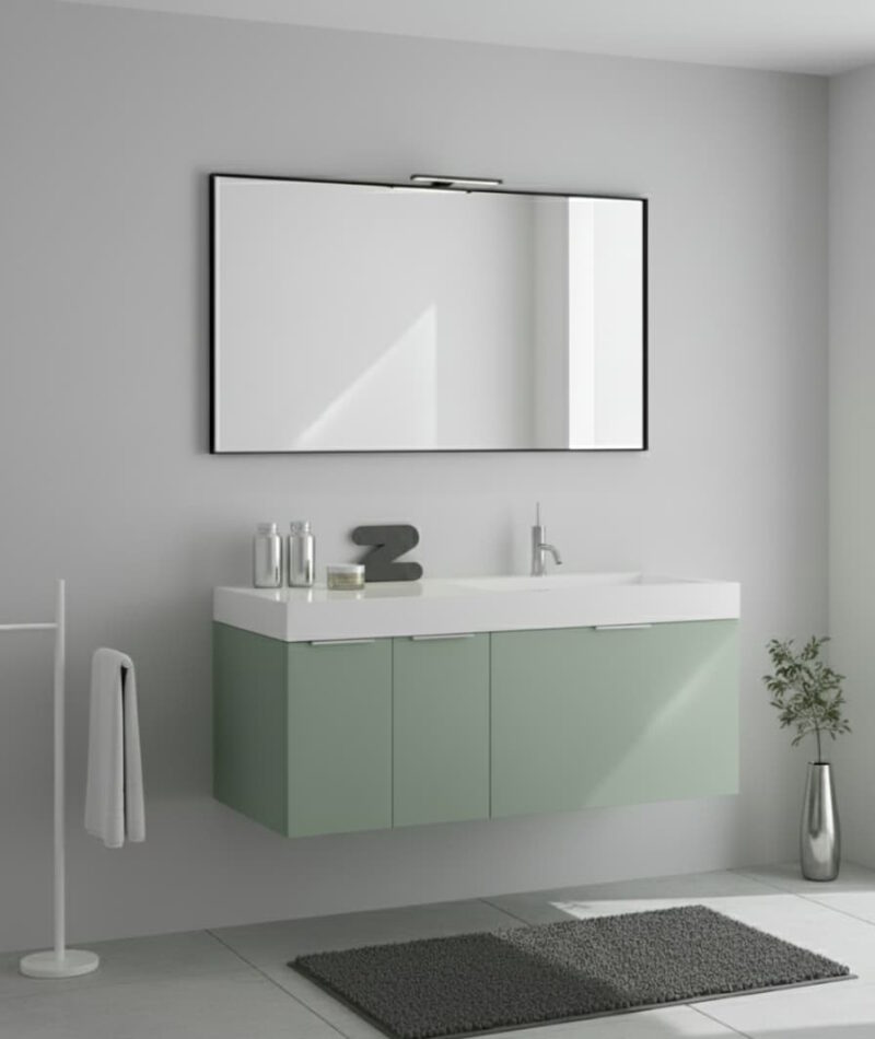 Mobile bagno moderno con specchio elegante