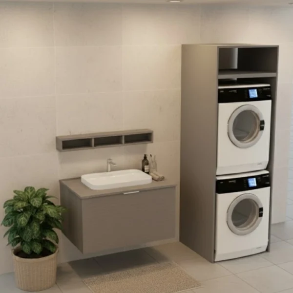 Mobile Bagno con Colonna Elettrodomestici - Personalizzata - Compab LAB