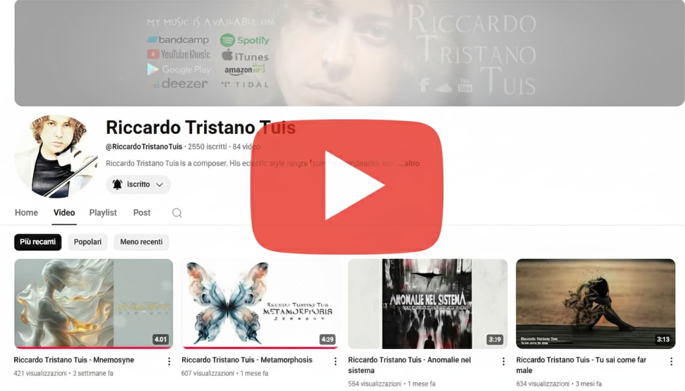Anteprima Canale Riccardo Tristano Tuis - Canale Ufficiale