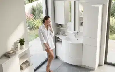 Blog/News 2 Tendenze Arredo Bagno 2026: Materiali, Colori e Forme del Nuovo Bagno Italiano