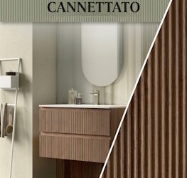 Mobile Bagno Cannettato Arcom Minimal: Quando il Design Incontra la Materia