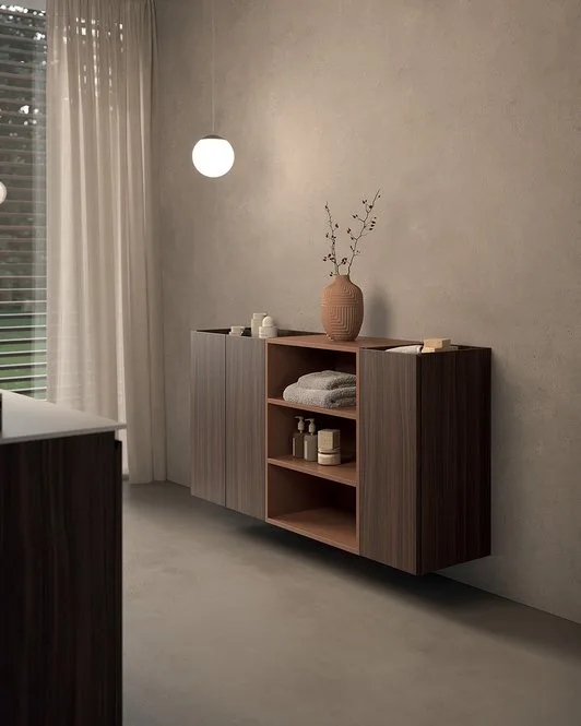 Ink NK004 - Mobile Bagno Luxury Compab L 151+150 x P 38/37 cm 7 Mobile bagno Ink NK004 Compab - basi secondarie