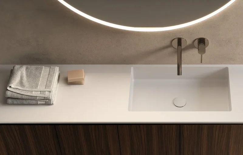 Mobile bagno Ink NK004 Compab - dettaglio vasca integrata