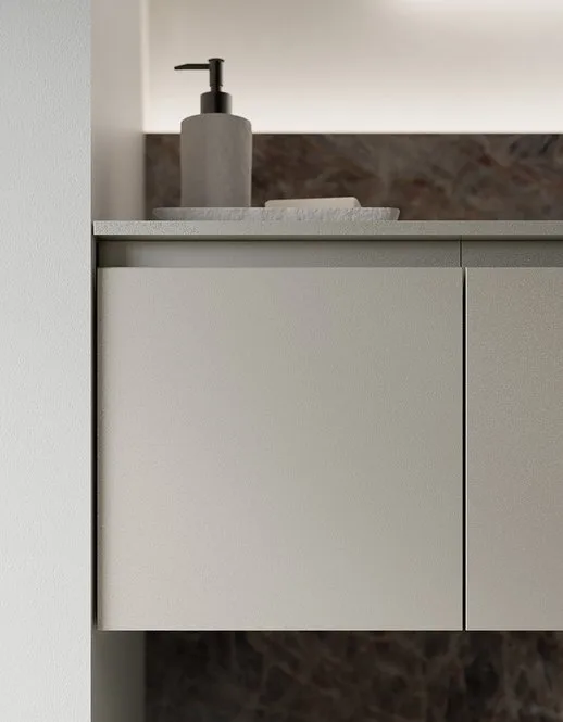 Ink NK015 - Mobile Bagno Luxury Compab L 140+210 x P 46/37 cm 2 Mobile bagno Ink NK015 Compab - varianti finitura