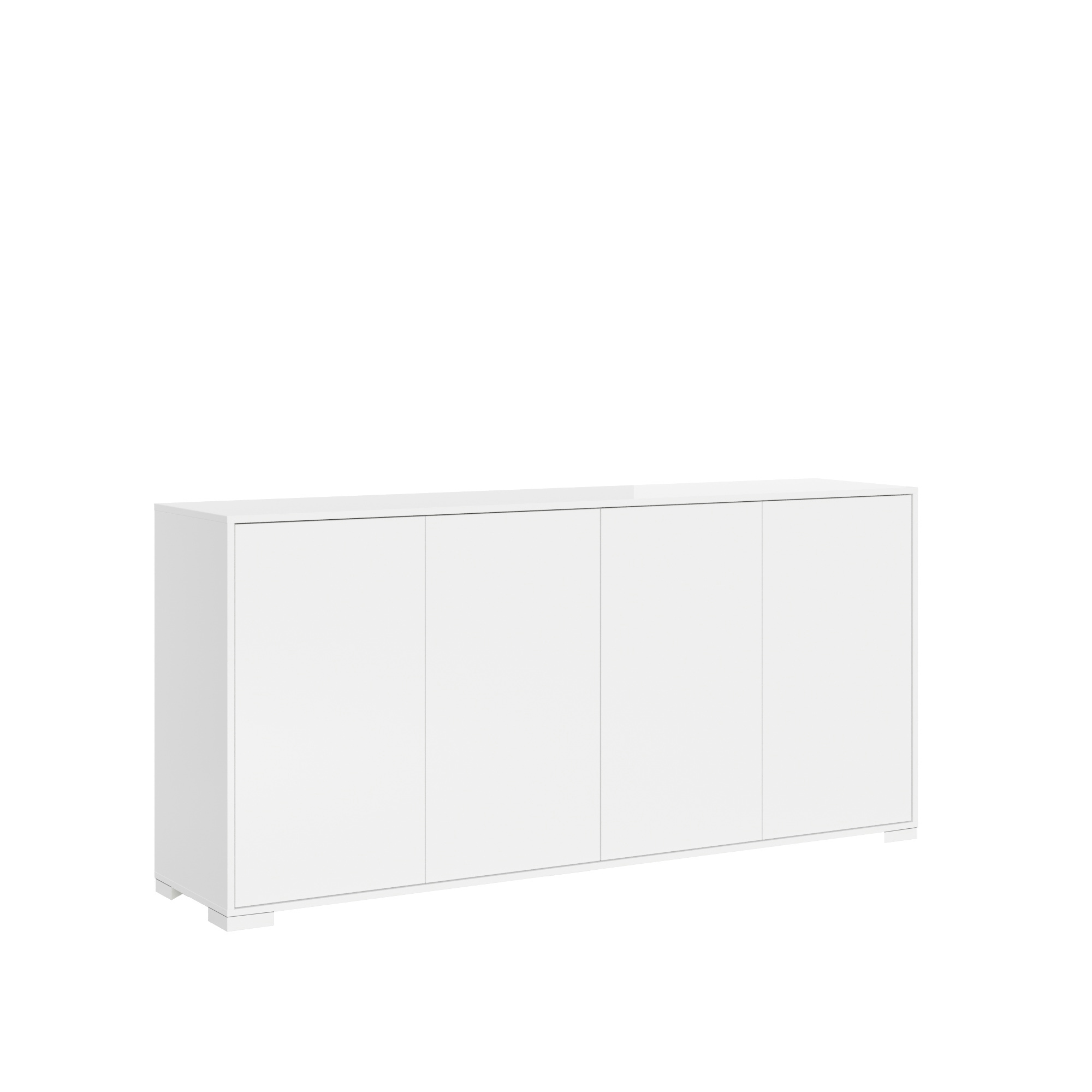Madia moderna 4 ante 172x40x83 cm Lumina bianco lucido 4 Madia moderna 4 ante 172x40x83 cm Lumina bianco lucido