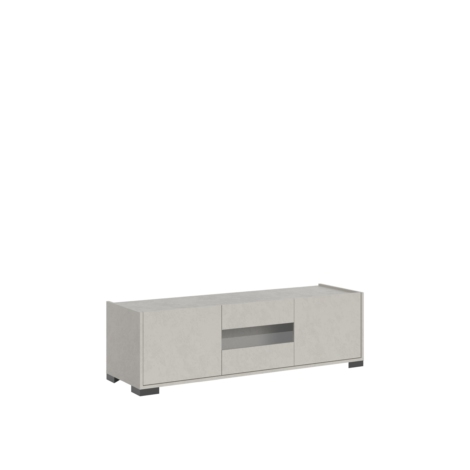 Porta TV moderno 3 ante 130x40x40 cm Riflesso cashmere 4 Porta TV moderno 3 ante 130x40x40 cm Riflesso cashmere