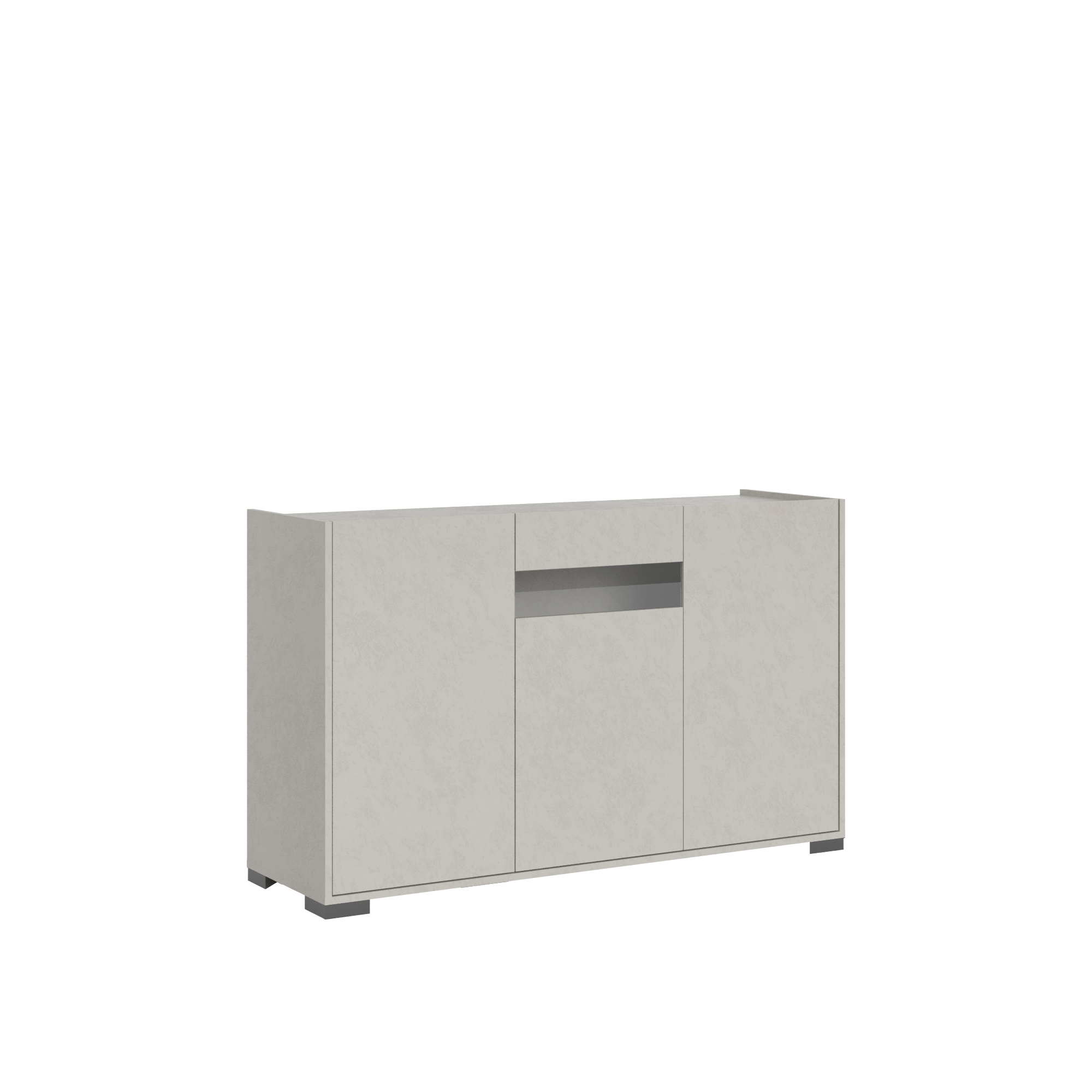 Madia moderna 3 ante 130x40x81 cm Riflesso cashmere 4 Madia moderna 3 ante 130x40x81 cm Riflesso cashmere